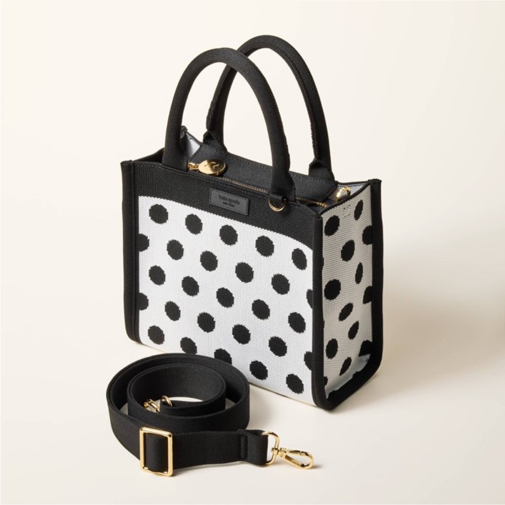 ♠️ Polka Dot Knit Crossbody Bag - Kate Spade New York x Target ♠️ - Picture 2 of 7